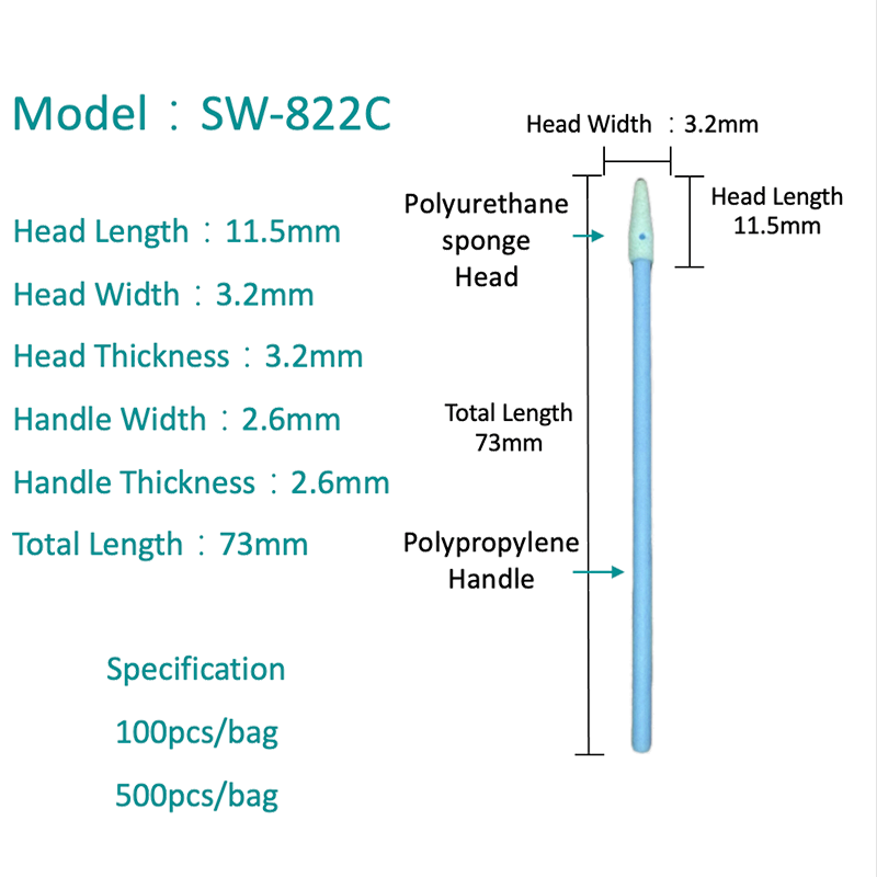 SW-822C FOAM TIP PEMBERSIHAN